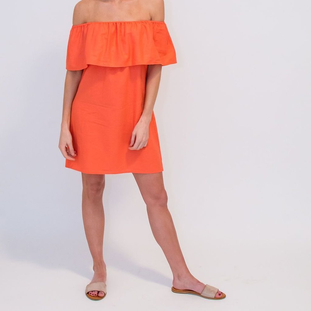 Show Me Your Mumu Can Can Coral Dress